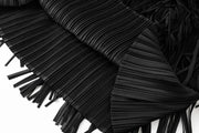 A-Line Tiered Fringe Midi Skirt