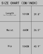Polka-Dot Sheer Camisole and Wide-Leg Trousers Set (DF-BT-26015) – size chart (cm / inch)