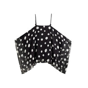 Loose-Fit Polka-Dot Sheer Cami and Trousers Set