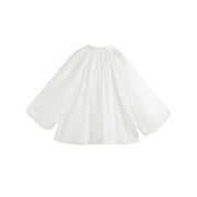 Oversized Shirt with Bishop Sleeves